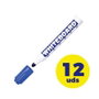 Molin Rotulador para Pizarra Blanca Punta Cónica Azul (Set de 12)